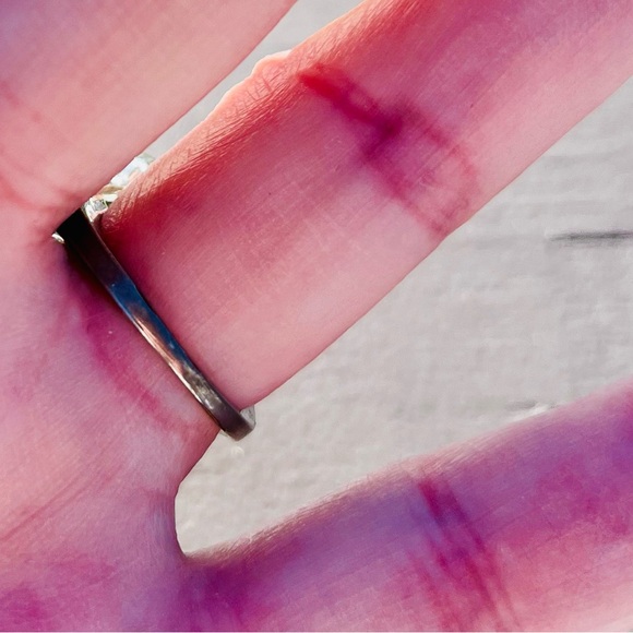 Sterling Silver Multi-Color Floral Cluster Cocktail Ring, Size 6 - Picture 9 of 9